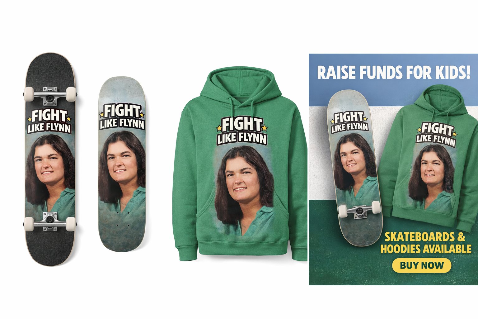 KCD Green Deck and Hoodie