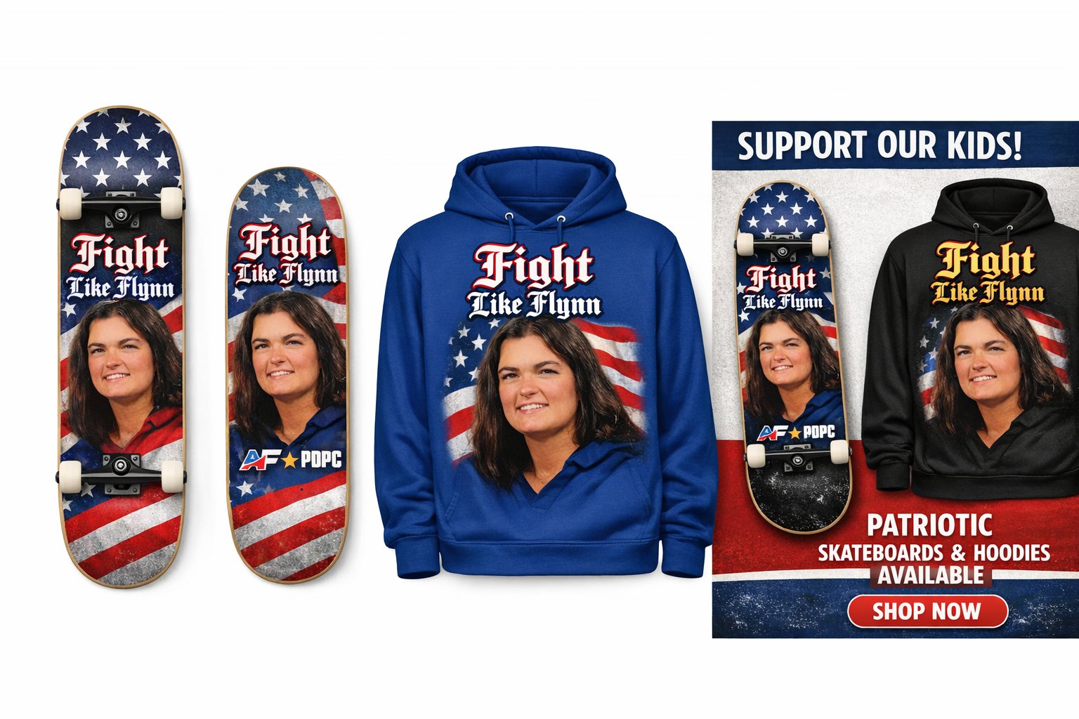 KCD Patriotic Deck and Hoodies